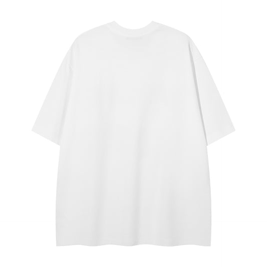Apple printed short sleeved shirt