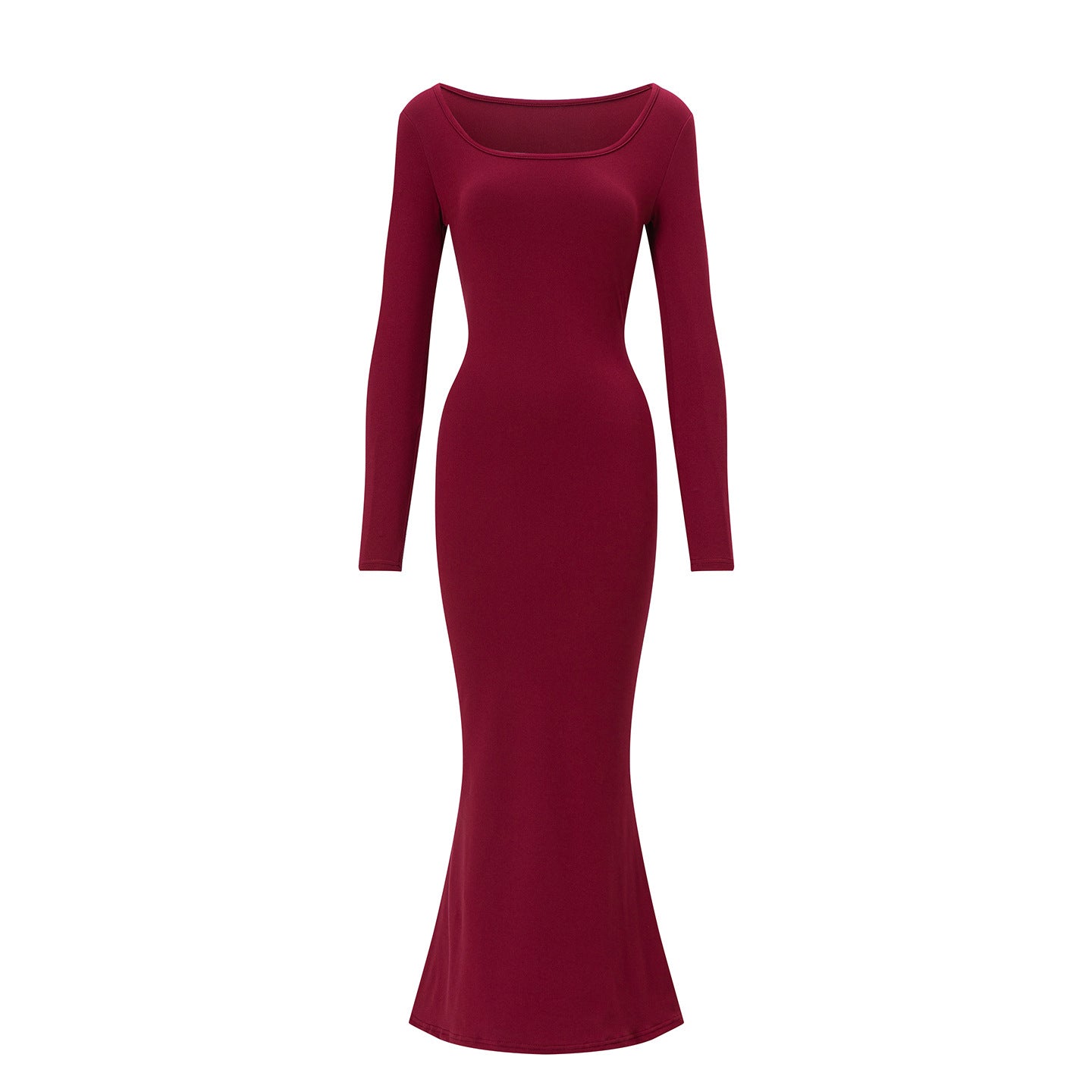 Solid color tight dress