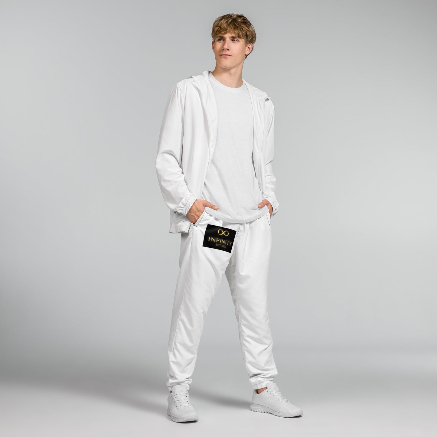 Unisex track pants - vedere față infinity