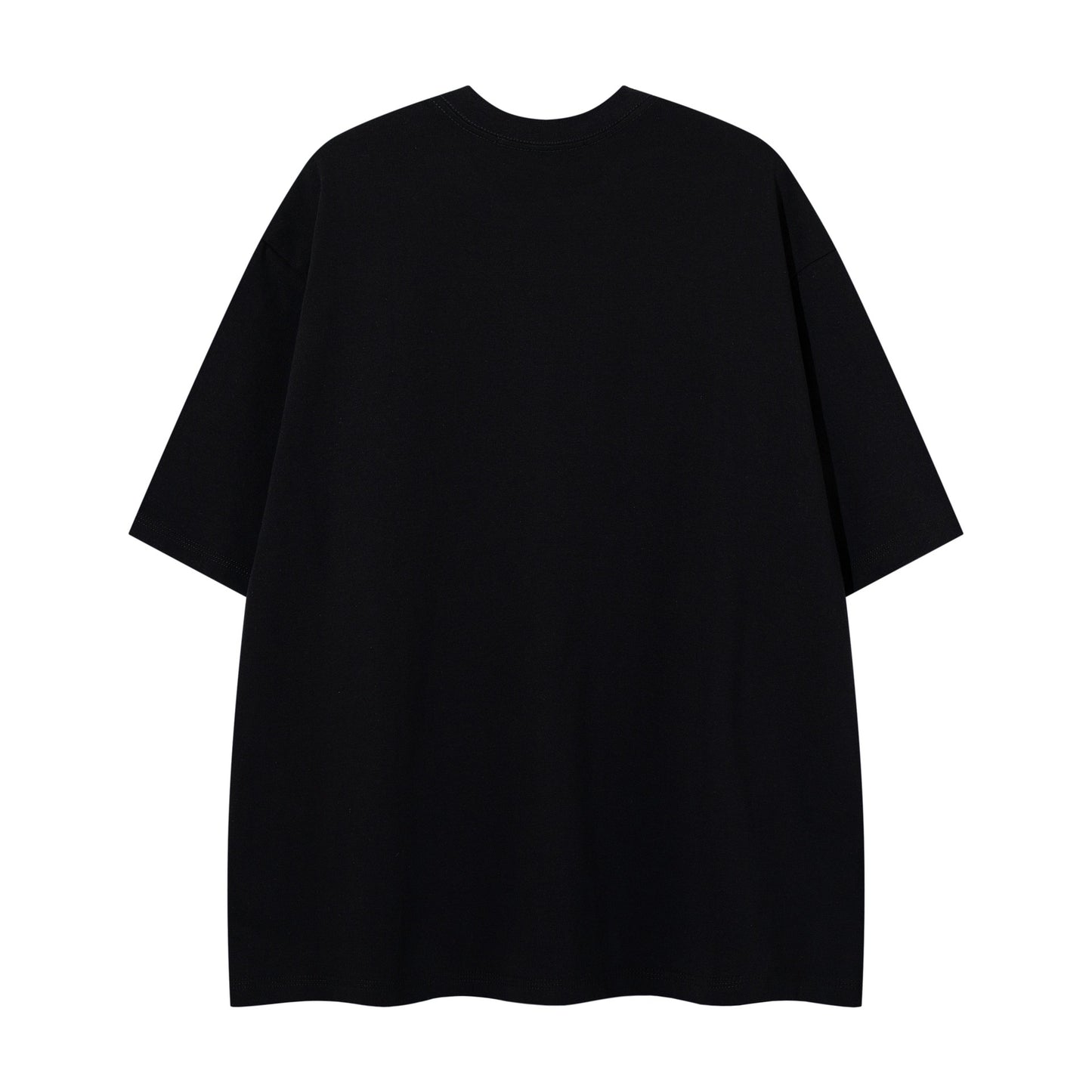Apple printed short sleeved shirt