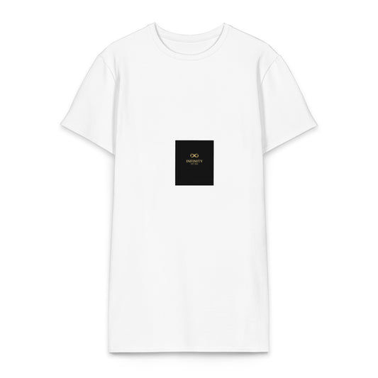 Cotton t-shirt dress - vedere față | Infinity ∞