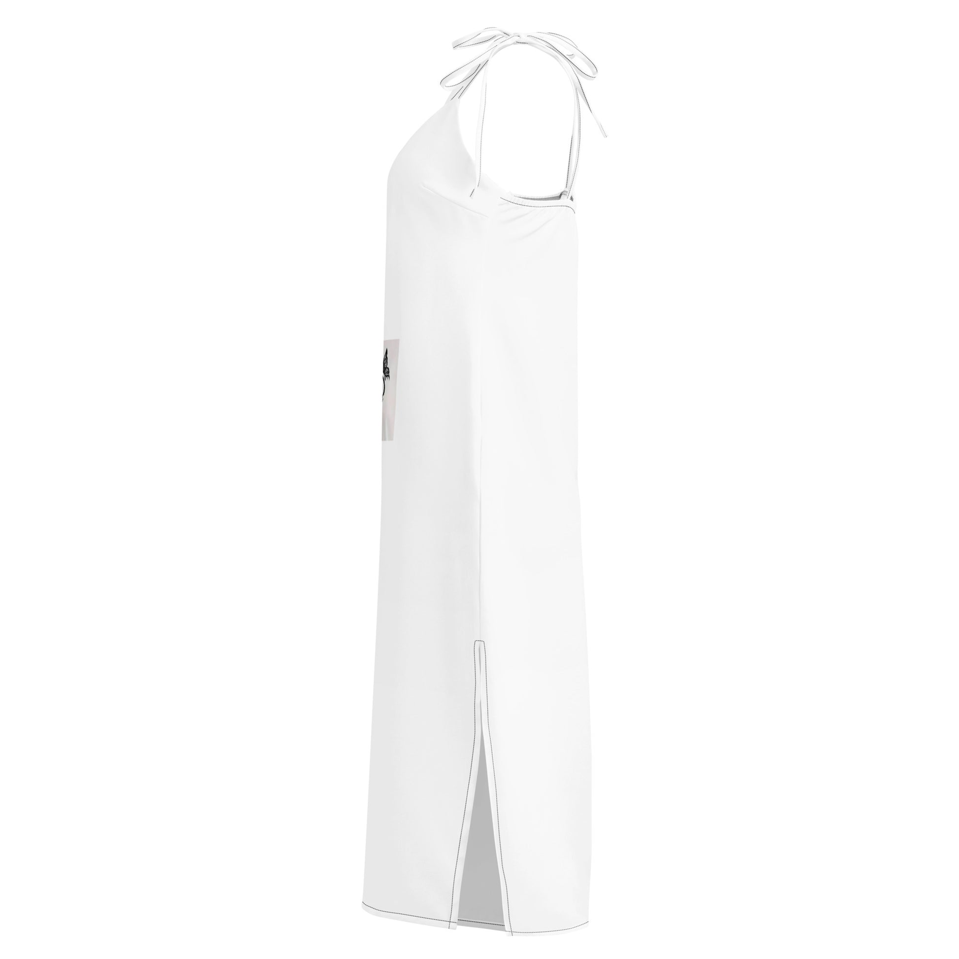 Tie-strap midi dress - vedere lateral