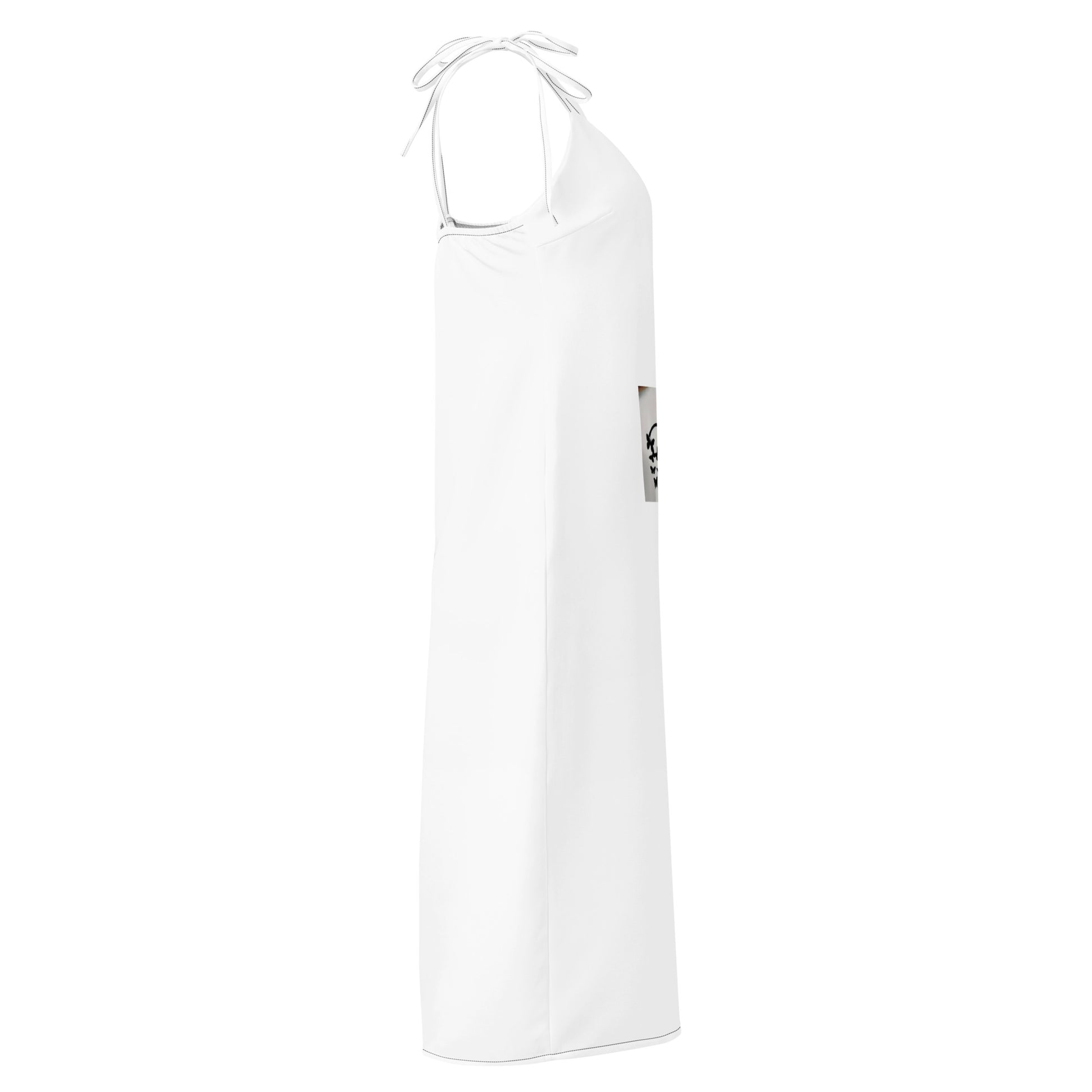Tie-strap midi dress - vedere latera
