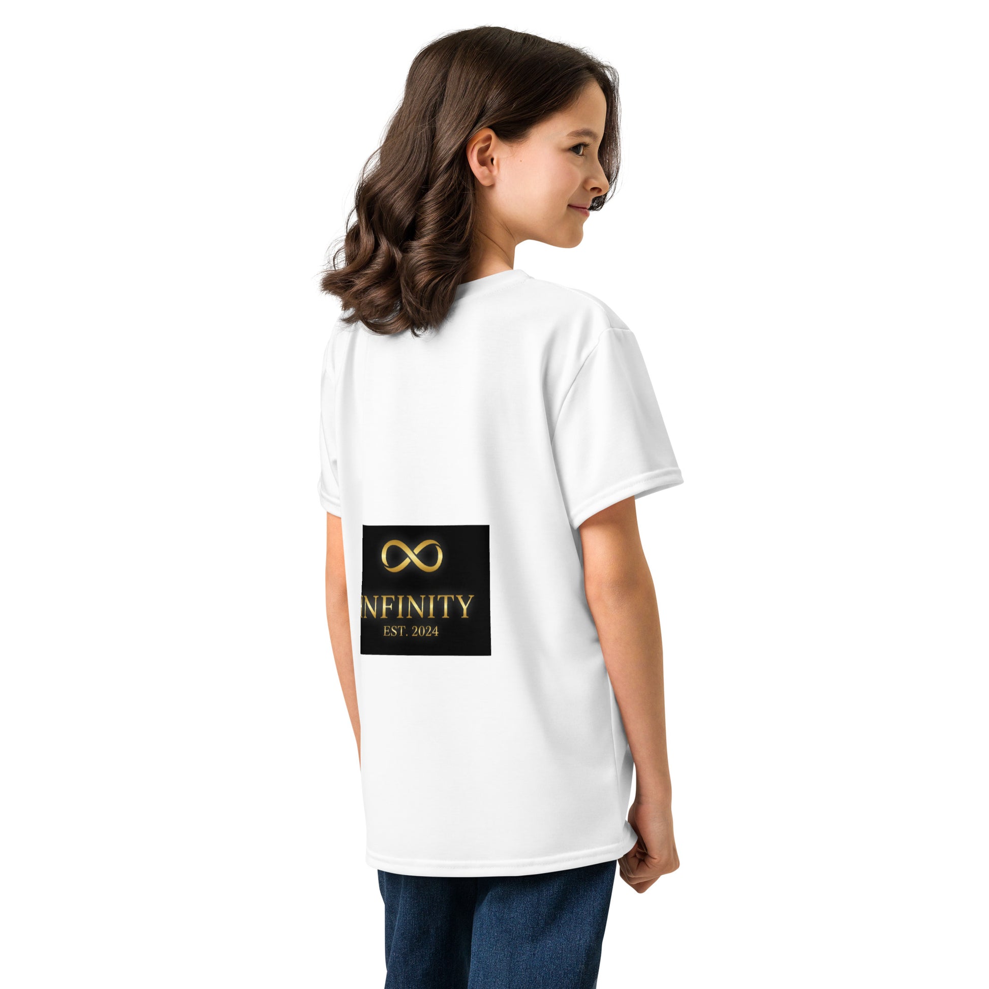 Youth cotton crew neck t-shirt spate