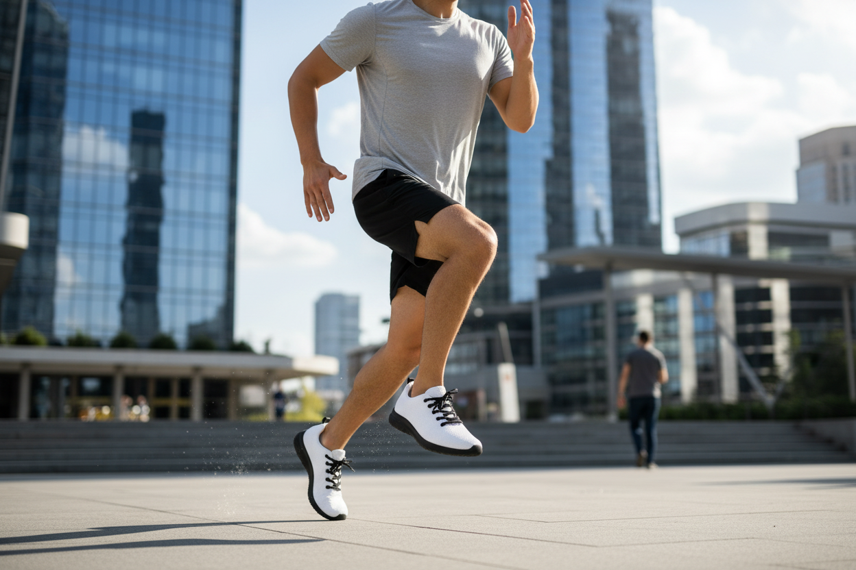 Men's athletic shoes - față