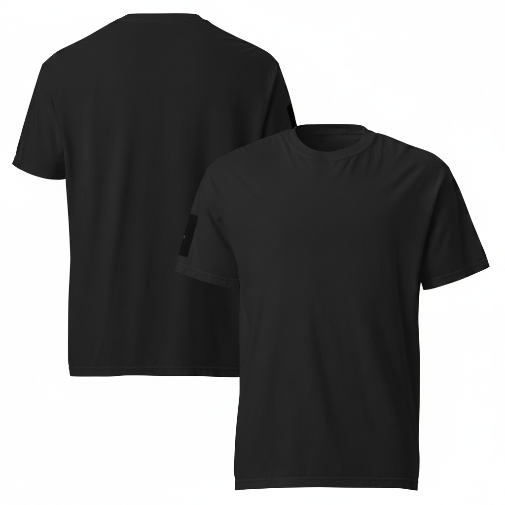 Tricou Infinity ∞ Heavyweight Washed - vedere față | Infinity ∞