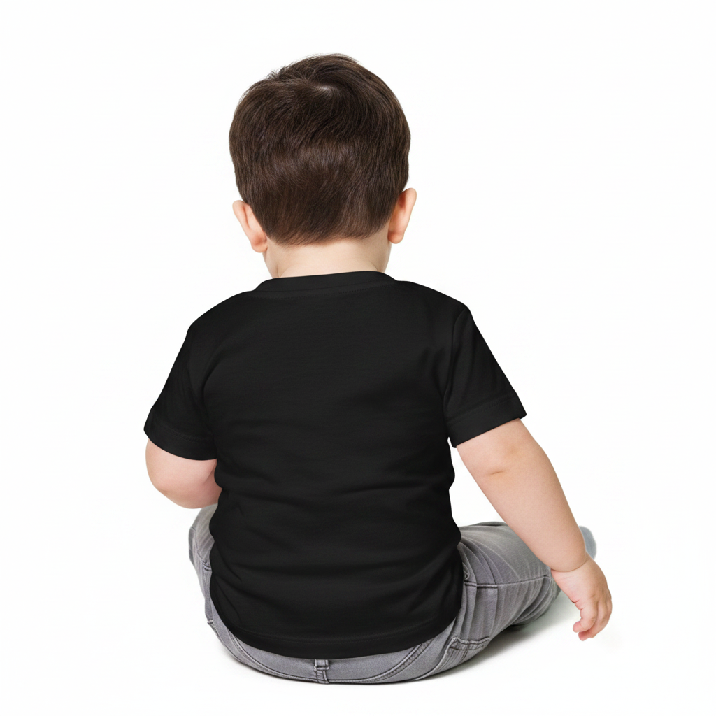Toddler Short Sleeve Tee Infinity ∞ — detaliu material