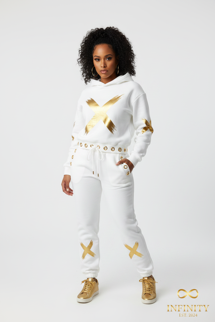 Gold Ring Tracksuit Set Infinity 