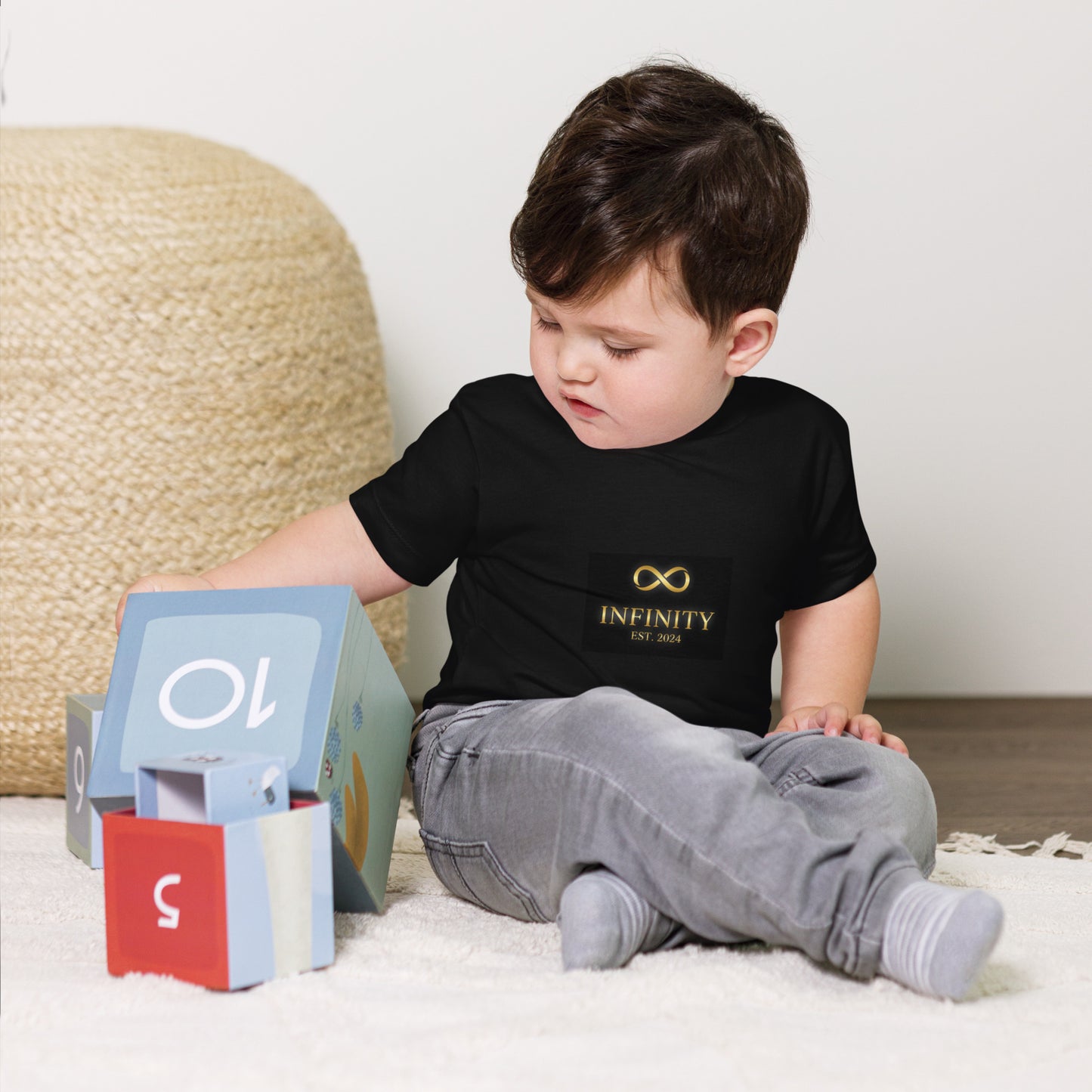 Toddler Short Sleeve Tee - vedere față | Infinity ∞