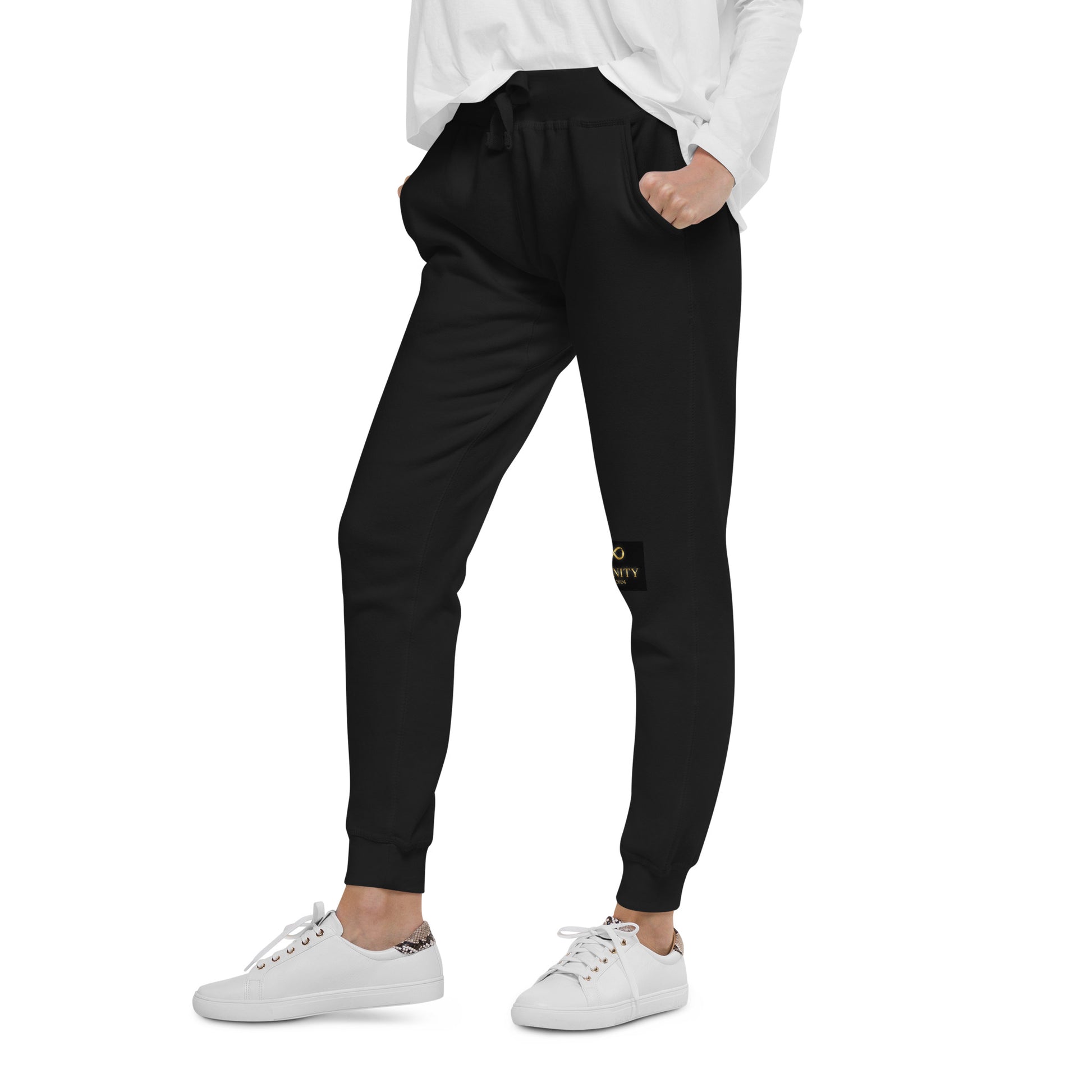 Unisex fleece sweatpants  față