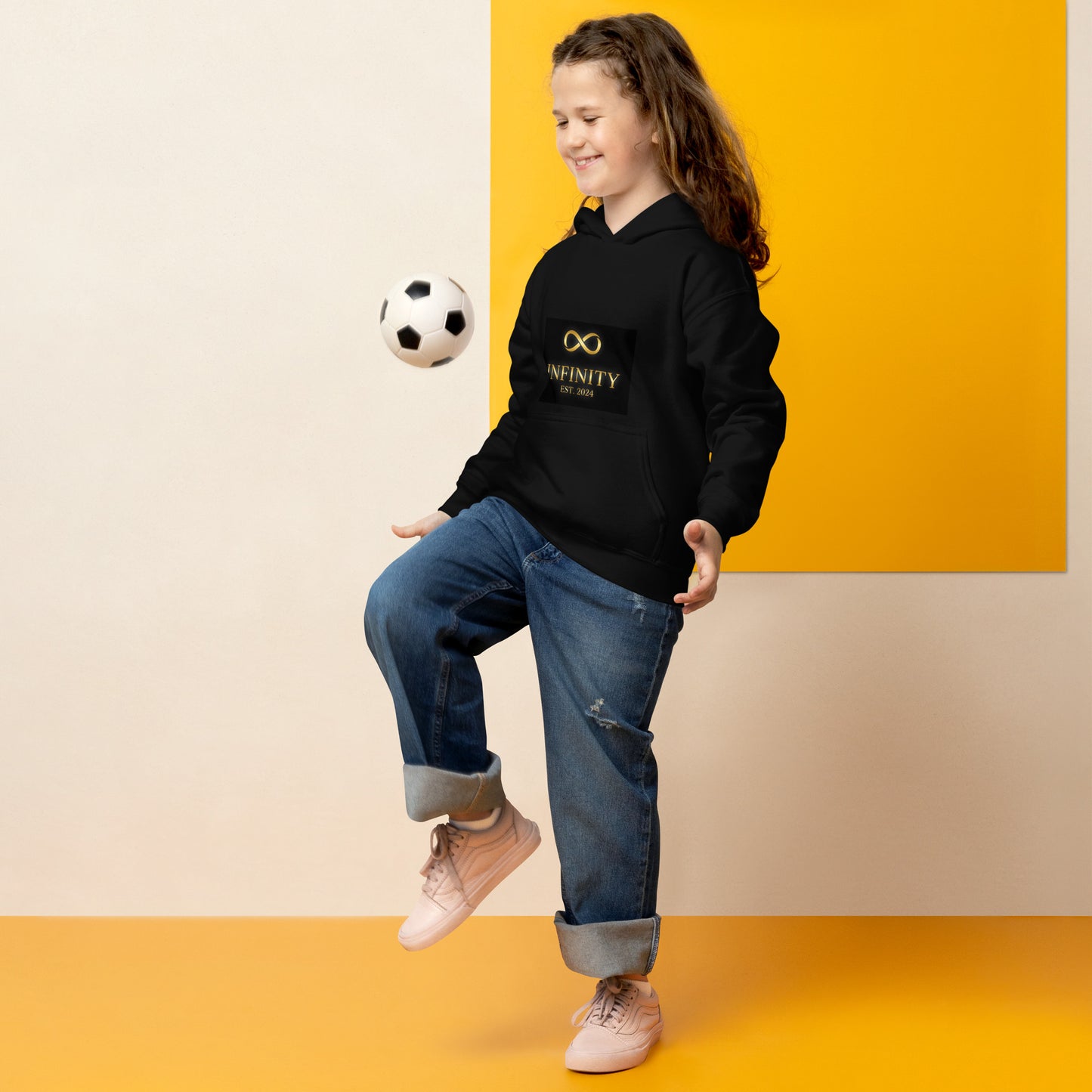 Youth heavy blend hoodie față
